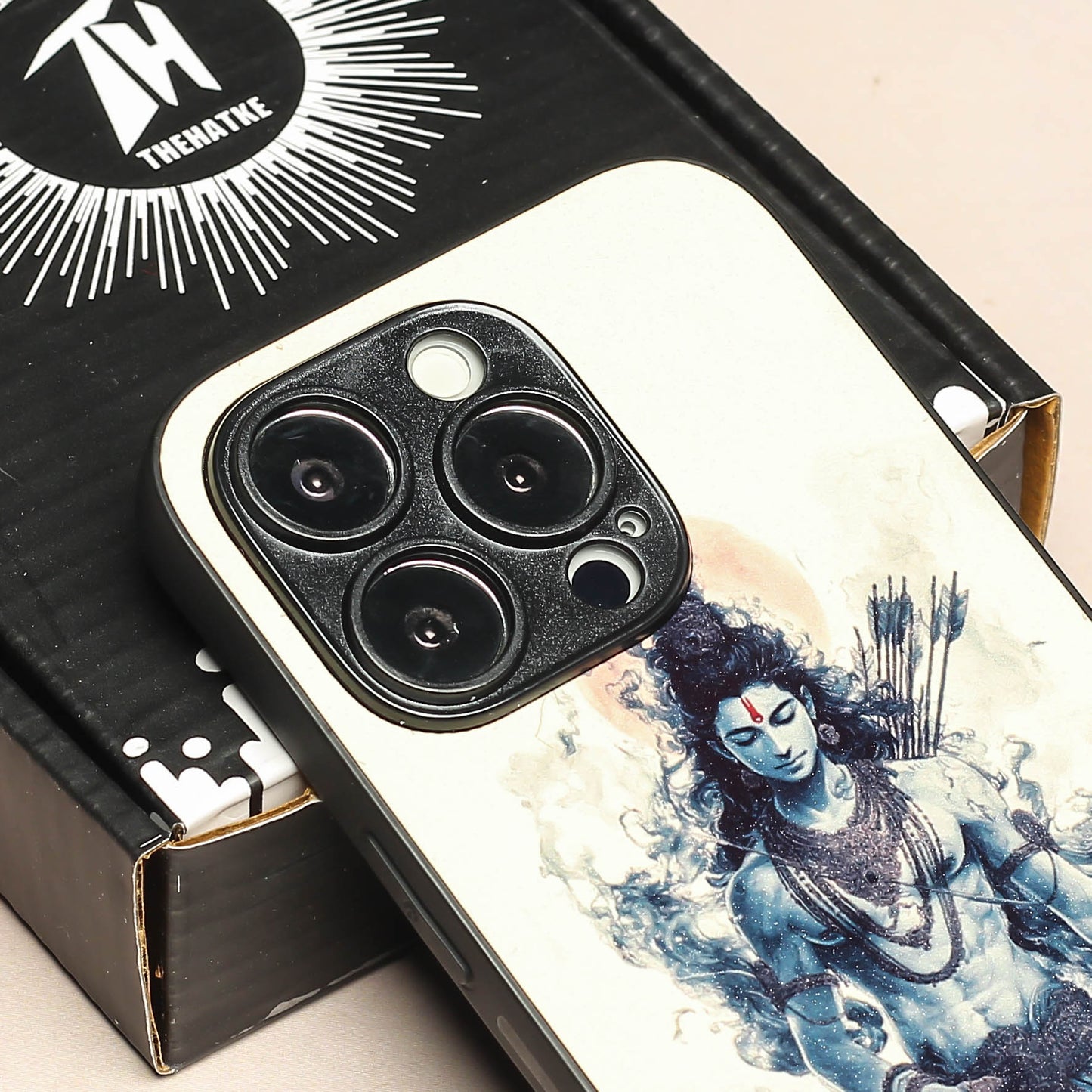 Ram ji 4th Designer Metal Back cover for Apple Iphone 13 Pro