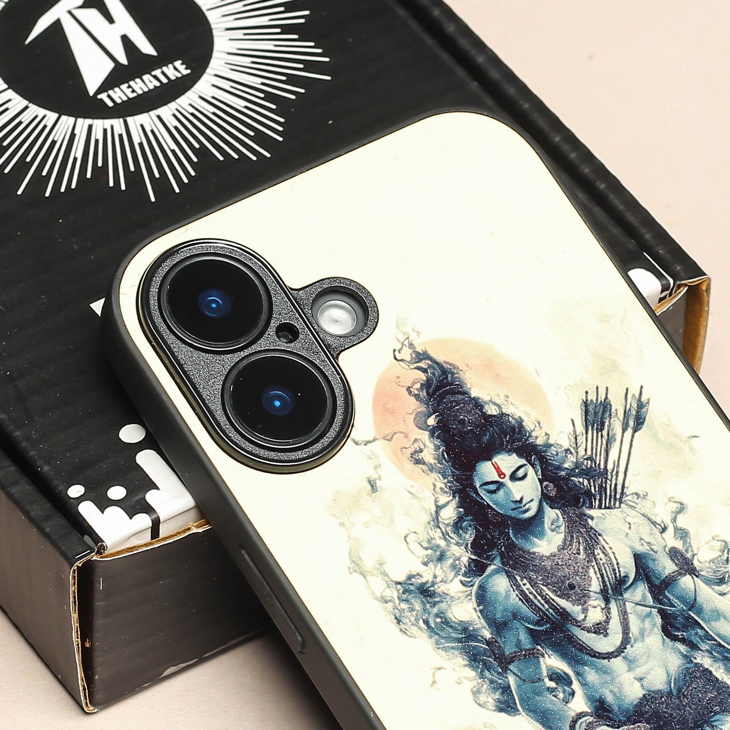 Ram ji 4th Designer Metal Back cover for Apple Iphone 16