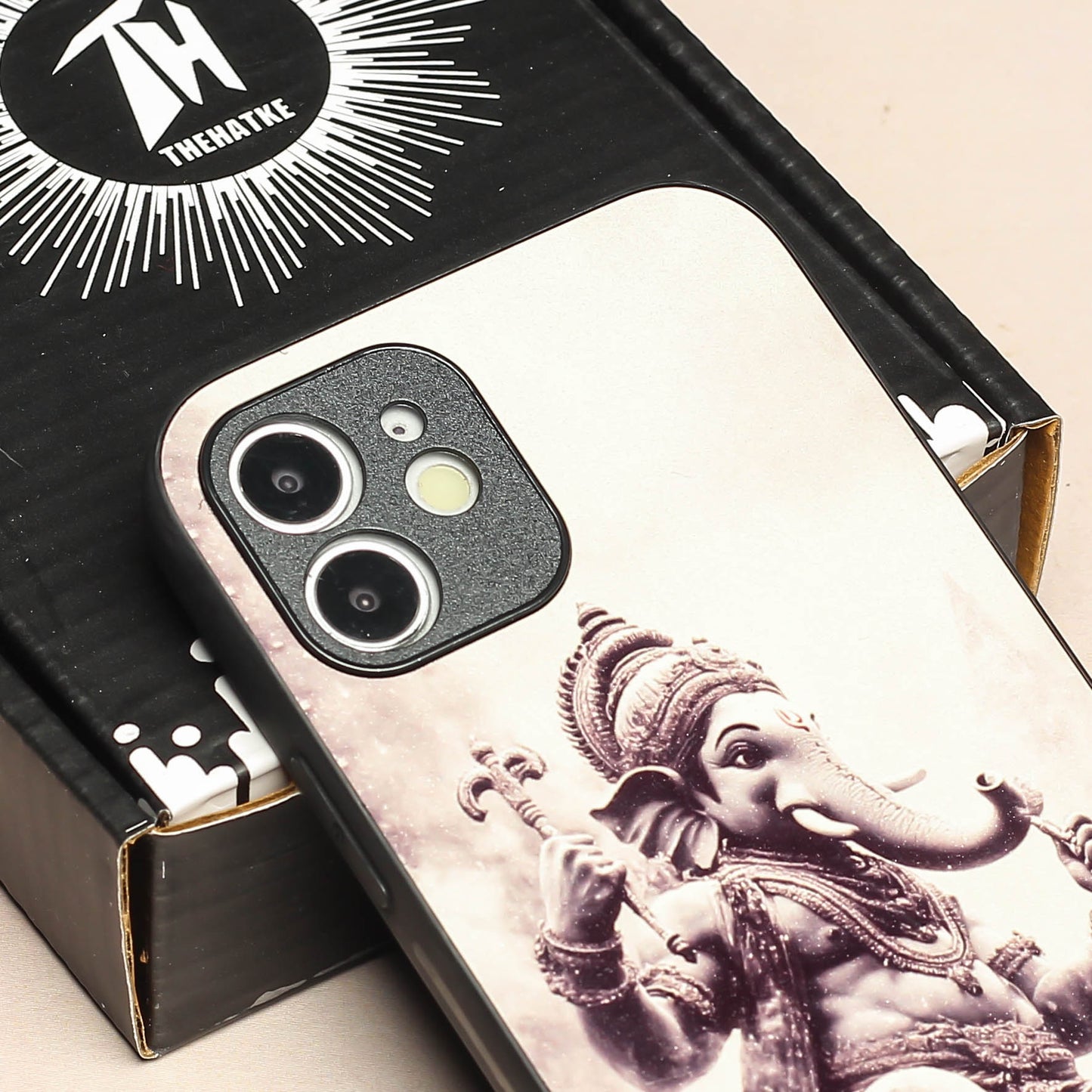 Ganesh ji 6th Designer Metal Back cover for Apple Iphone 11