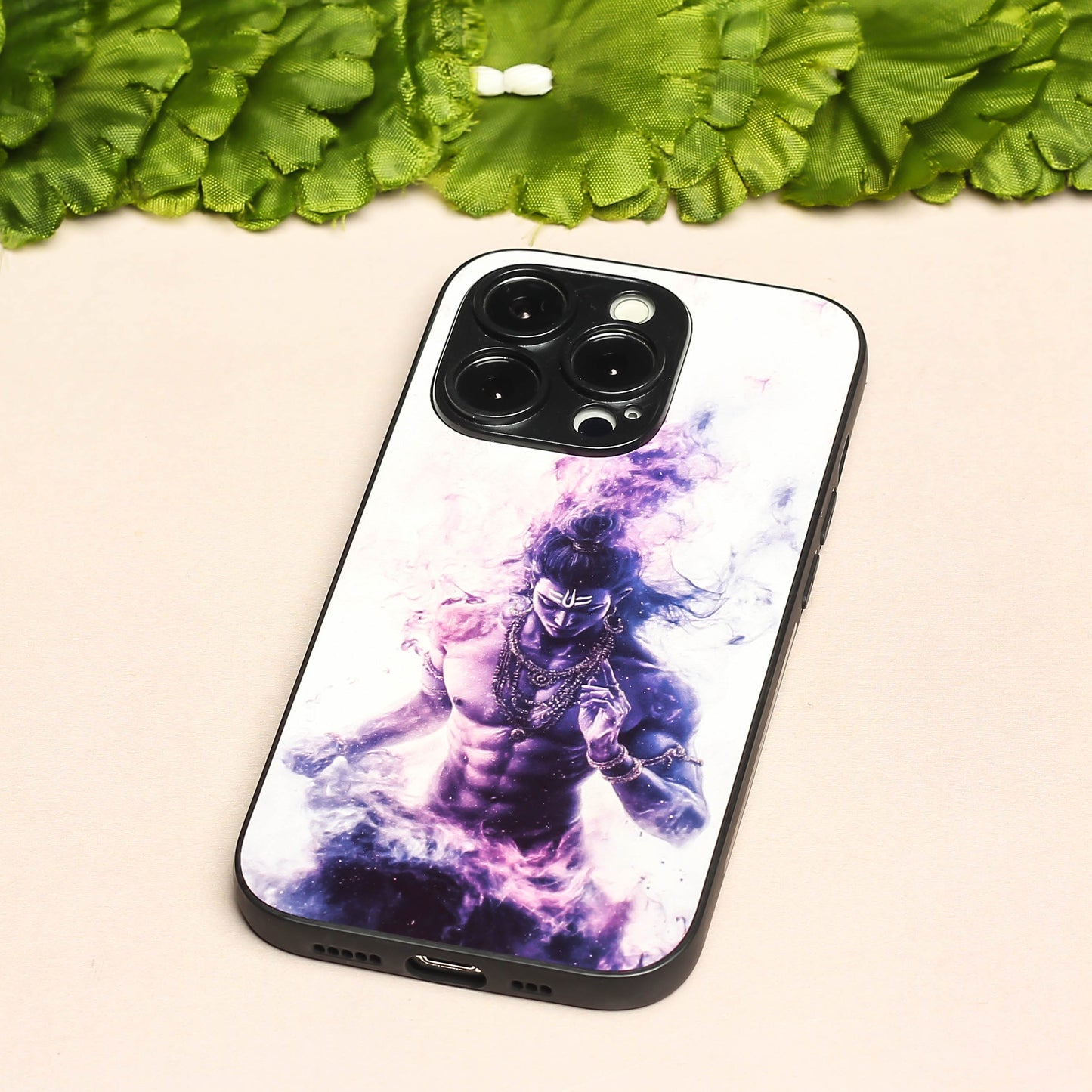 Mahadev ji 3rd Designer Metal Back cover for Apple Iphone 16 Pro