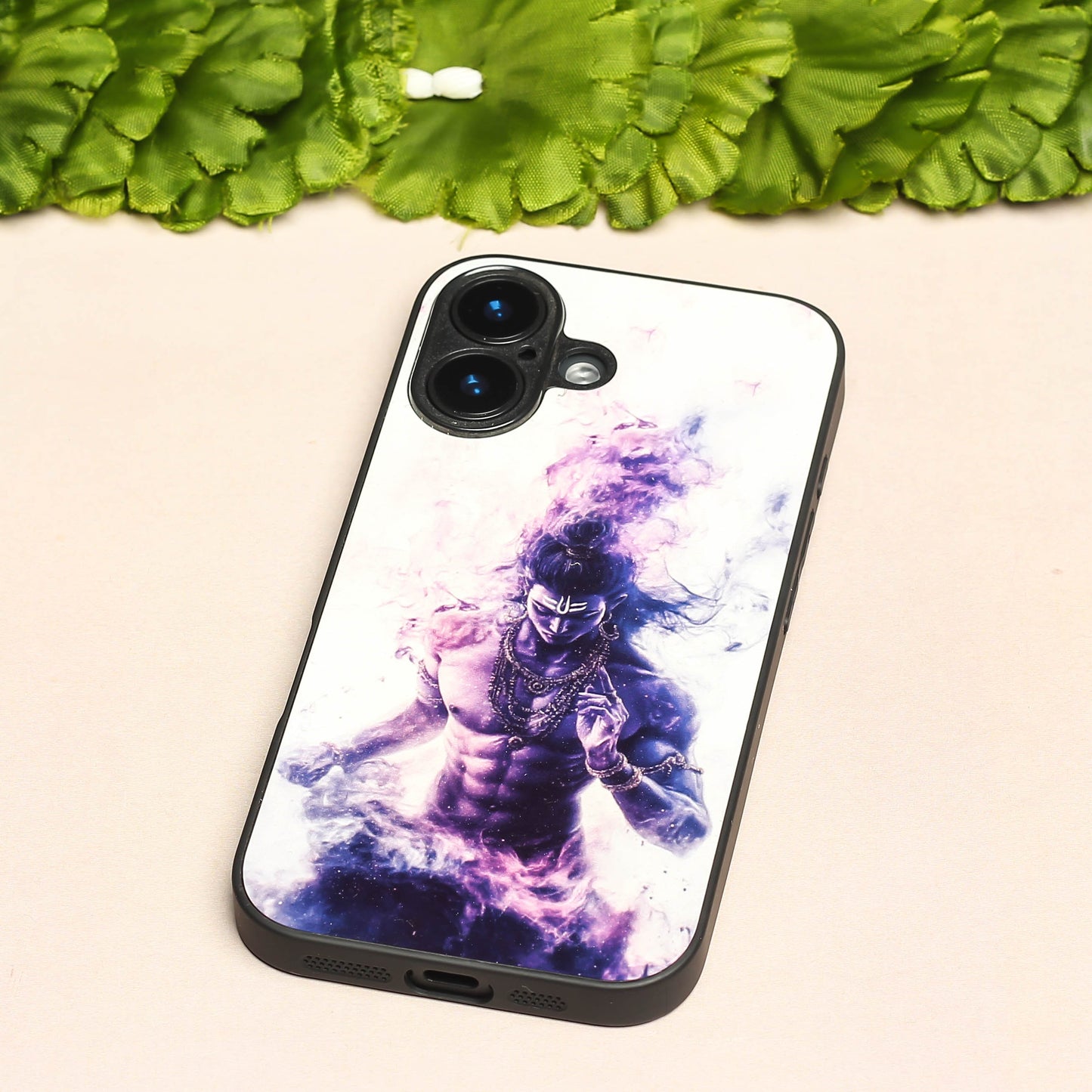 Mahadev ji 3rd Designer Metal Back cover for Apple Iphone 16