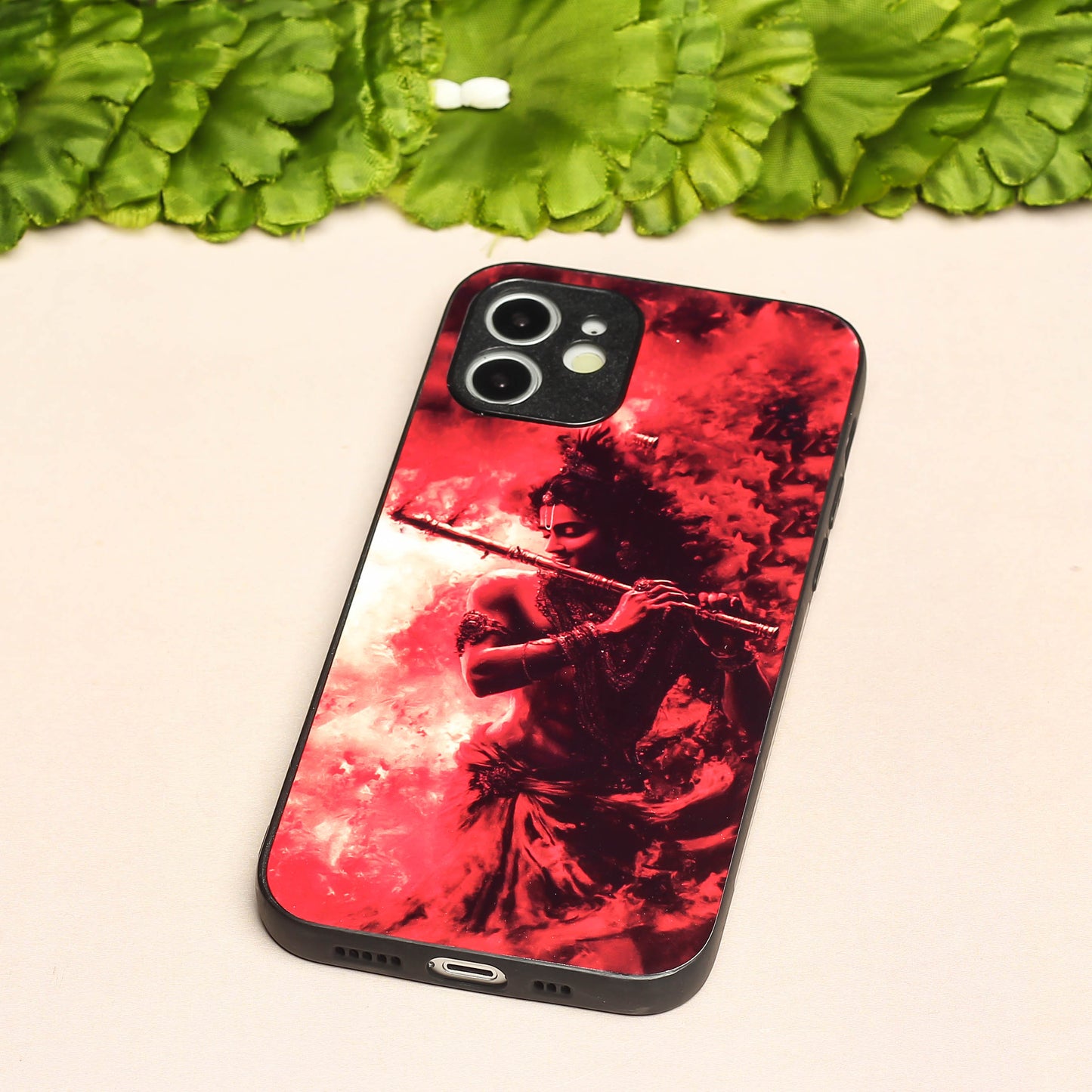 Krishna ji 4th Designer Metal Back cover for Apple Iphone 11