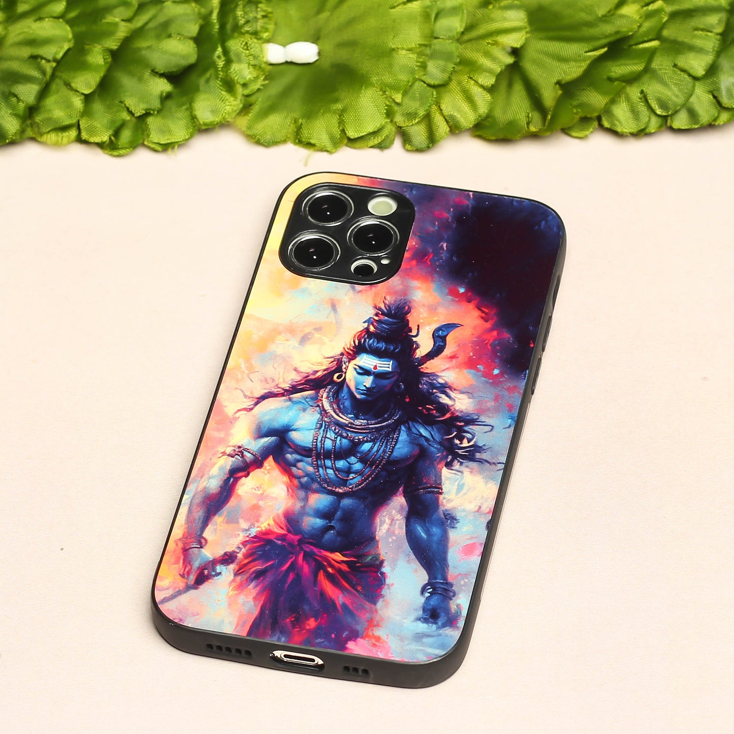 Mahadev ji 4th Designer Metal Back cover for Apple Iphone 12 Pro