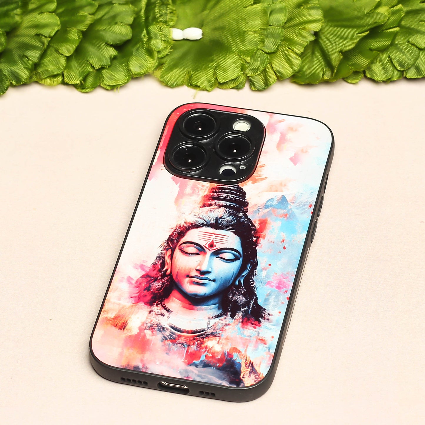 Mahadev ji 6th Designer Metal Back cover for Apple Iphone 16 Pro