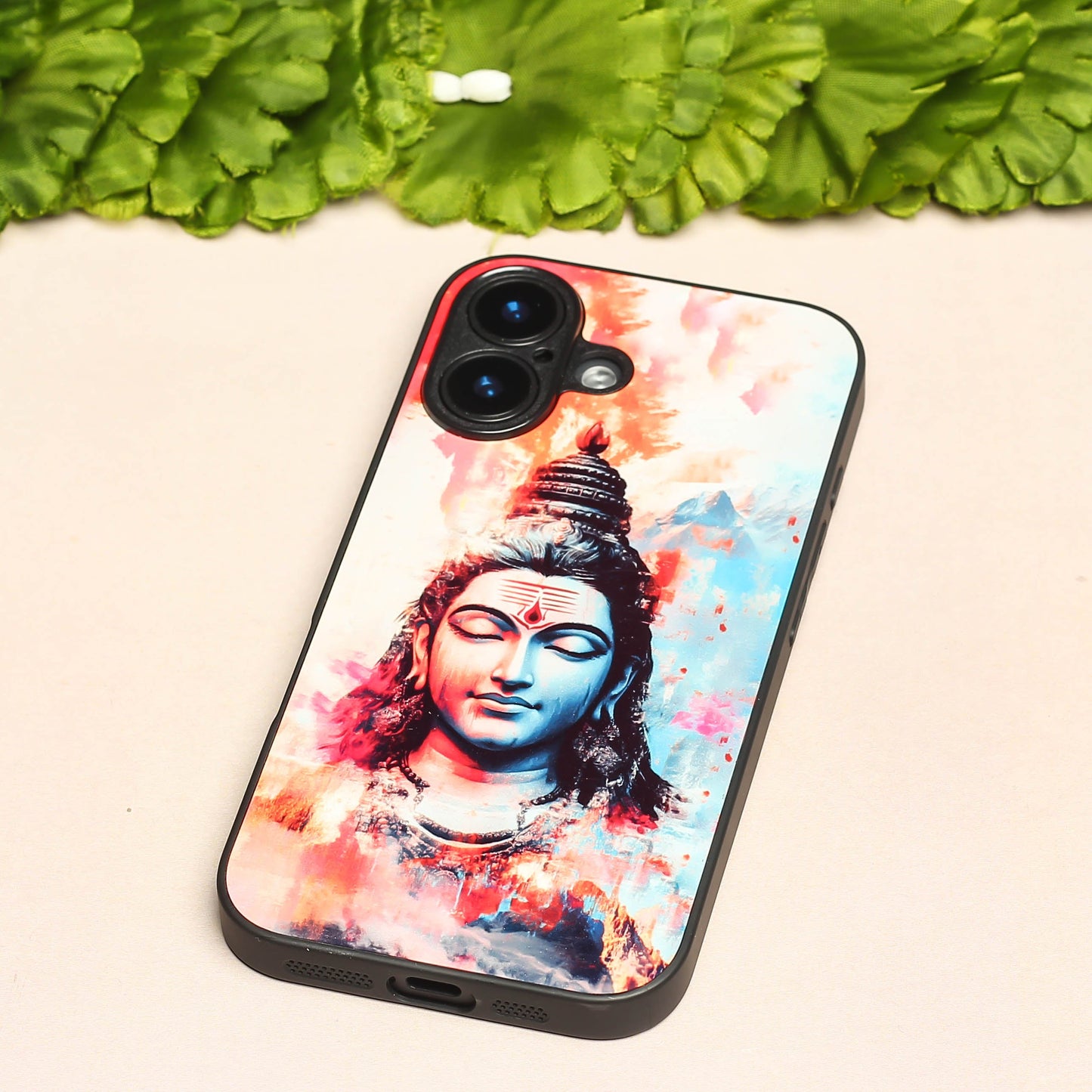 Mahadev ji 6th Designer Metal Back cover for Apple Iphone 16 Plus