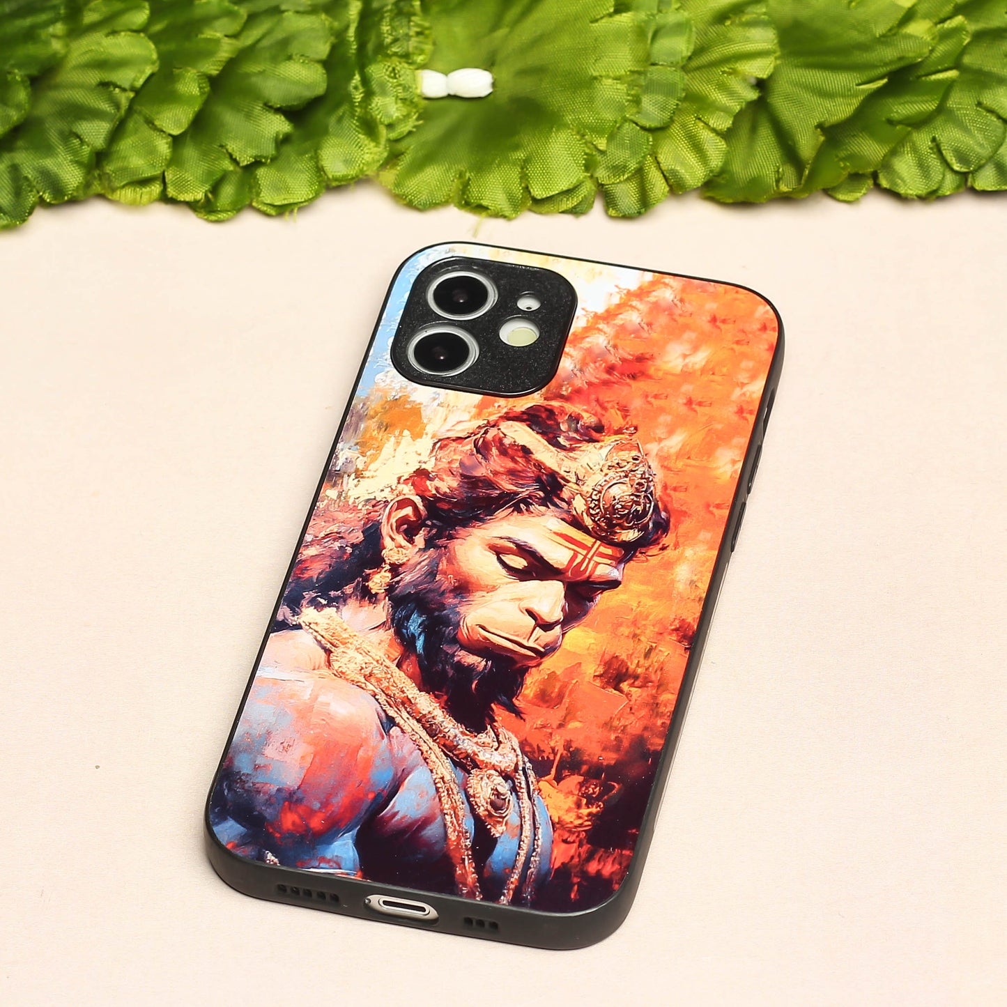 Hanuman ji 4th Designer Metal Back cover for Apple Iphone 12