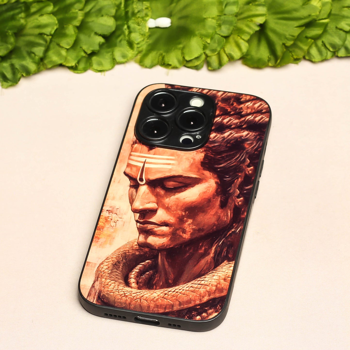 Mahadev ji 5th Designer Metal Back cover for Apple Iphone 15 Pro Max