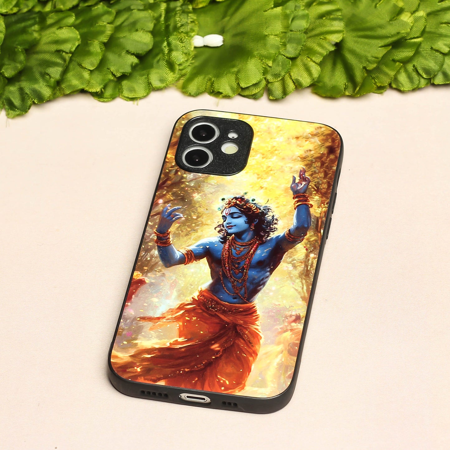 Krishna ji 3rd Designer Metal Back cover for Apple Iphone 11