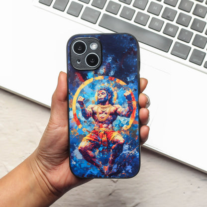 Hanuman ji 1st Designer Metal Back cover for Apple Iphone 14 Plus