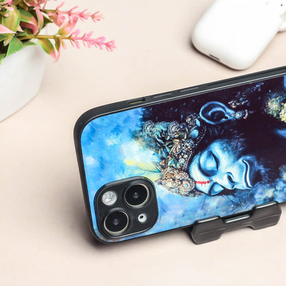 Hanuman ji 2nd Designer Metal Back cover for Apple Iphone 14 Plus