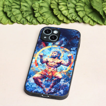 Hanuman ji 1st Designer Metal Back cover for Apple Iphone 14 Plus