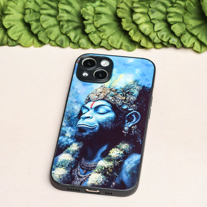 Hanuman ji 2nd Designer Metal Back cover for Apple Iphone 14 Plus