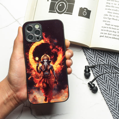 Ganesh ji 3rd Designer Metal Back cover for Apple Iphone 11 Pro Max