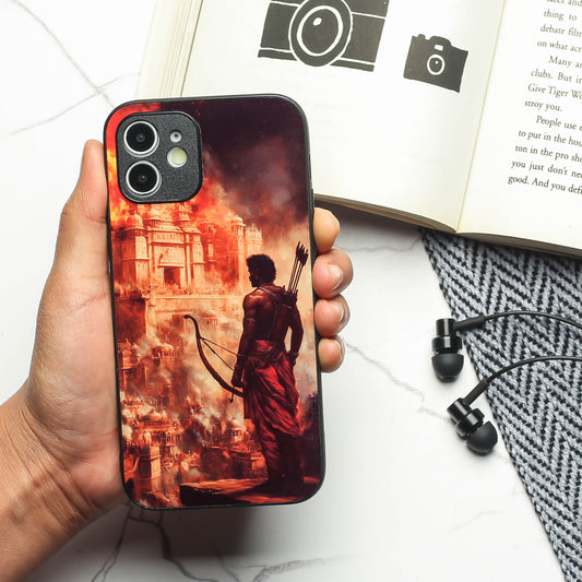 Ram ji 5th Designer Metal Back cover for Apple Iphone 12