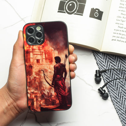 Ram ji 5th Designer Metal Back cover for Apple Iphone 12 Pro Max