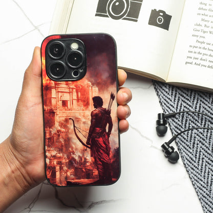 Ram ji 5th Designer Metal Back cover for Apple Iphone 15 Pro