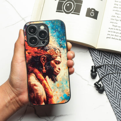 Hanuman ji 3rd Designer Metal Back cover for Apple Iphone 15 Pro Max