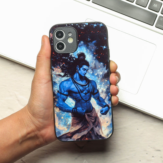 Mahadev ji 2nd Designer Metal Back cover for Apple Iphone 12
