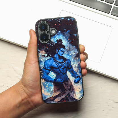 Mahadev ji 2nd Designer Metal Back cover for Apple Iphone 16 Plus