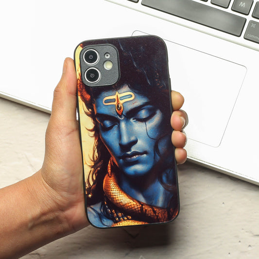 Mahadev ji 1st Designer Metal Back cover for Apple Iphone 12