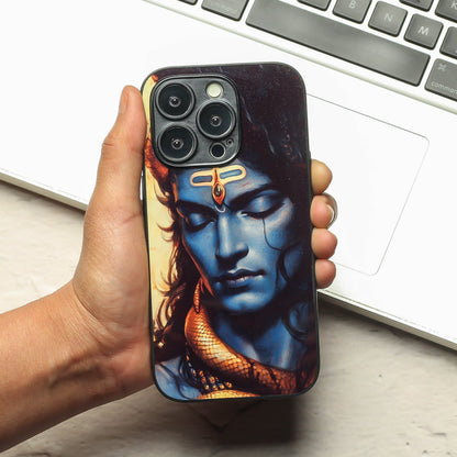 Mahadev ji 1st Designer Metal Back cover for Apple Iphone 15 Pro