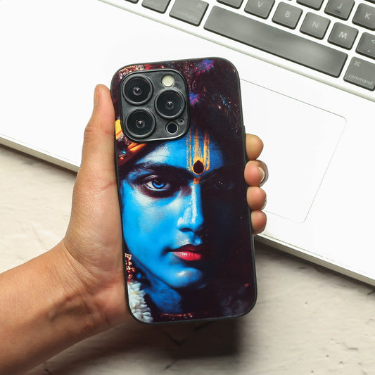 Krishna ji 1st Designer Metal Back cover for Apple Iphone 14 Pro