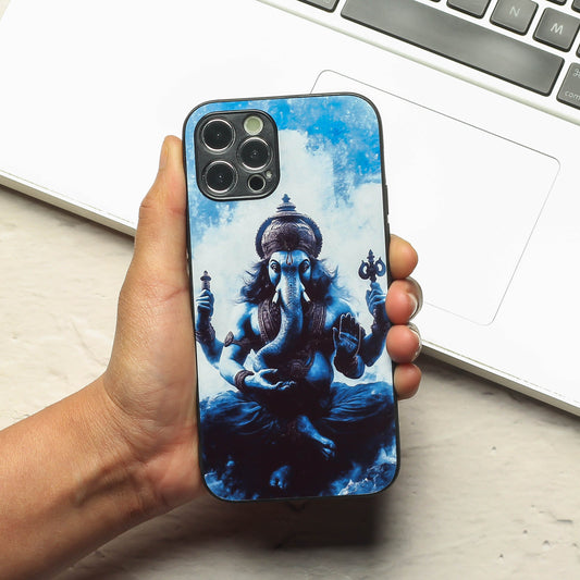 Ganesh ji 1st Designer Metal Back cover for Apple Iphone 12 Pro Max