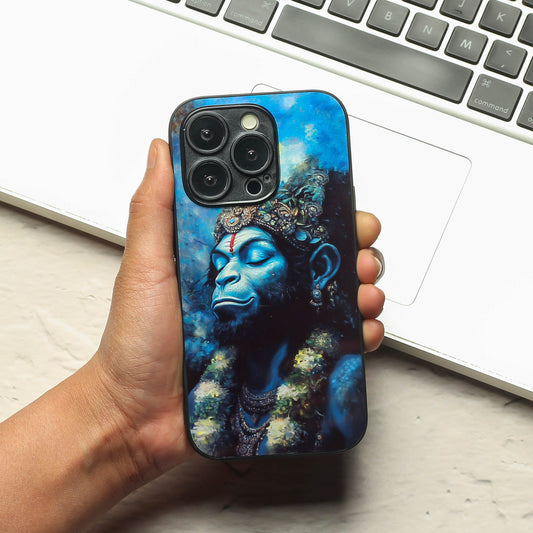 Hanuman ji 2nd Designer Metal Back cover for Apple Iphone 13 Pro Max