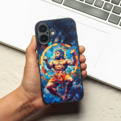 Hanuman ji 1st Designer Metal Back cover for Apple Iphone 16 Plus