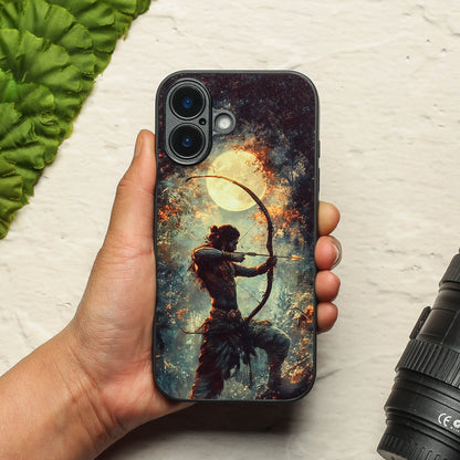 Ram ji 3rd Designer Metal Back cover for Apple Iphone 16 Plus