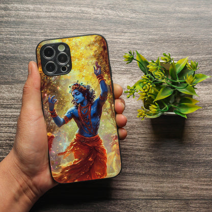 Krishna ji 3rd Designer Metal Back cover for Apple Iphone 12 Pro Max