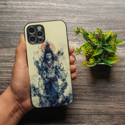 Ram ji 4th Designer Metal Back cover for Apple Iphone 12 Pro Max