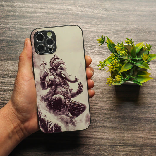 Ganesh ji 6th Designer Metal Back cover for Apple Iphone 11 Pro