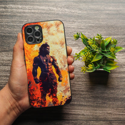 Hanuman ji 5th Designer Metal Back cover for Apple Iphone 12 Pro Max