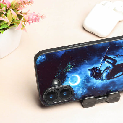Krishna ji 2nd Designer Metal Back cover for Apple Iphone 16 Plus