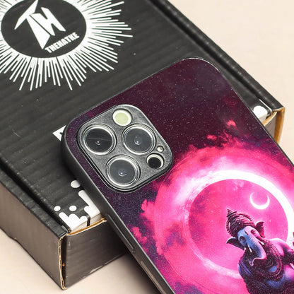 Ganesh ji 4th Designer Metal Back cover for Apple Iphone 11 Pro Max