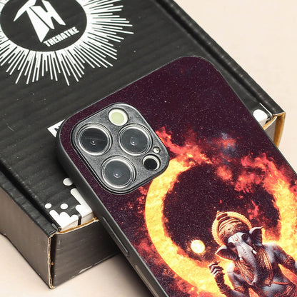 Ganesh ji 3rd Designer Metal Back cover for Apple Iphone 11 Pro Max