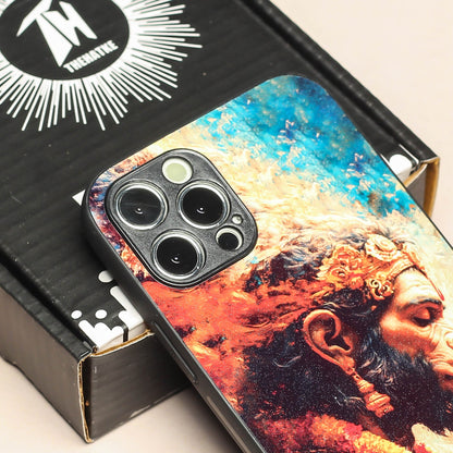 Hanuman ji 3rd Designer Metal Back cover for Apple Iphone 12 Pro Max