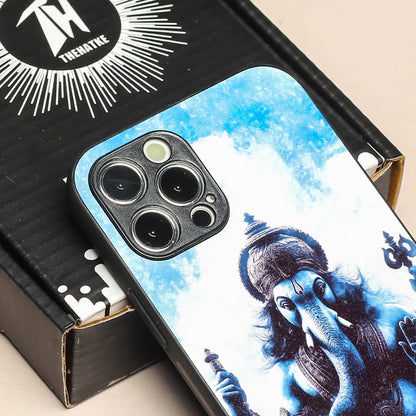 Ganesh ji 1st Designer Metal Back cover for Apple Iphone 12 Pro Max
