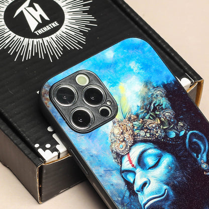 Hanuman ji 2nd Designer Metal Back cover for Apple Iphone 12 Pro