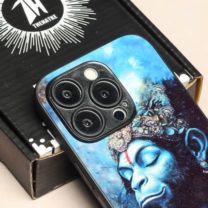 Hanuman ji 2nd Designer Metal Back cover for Apple Iphone 16 Pro Max