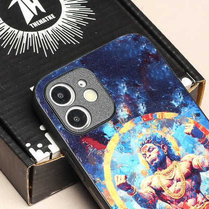 Hanuman ji 1st Designer Metal Back cover for Apple Iphone 12