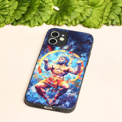 Hanuman ji 1st Designer Metal Back cover for Apple Iphone 12