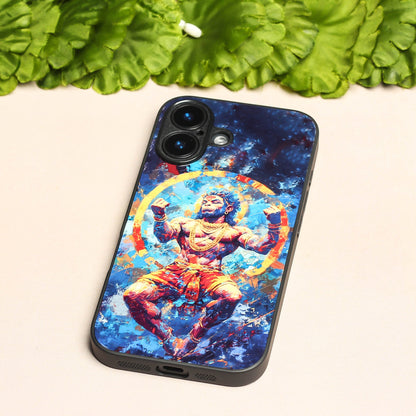 Hanuman ji 1st Designer Metal Back cover for Apple Iphone 16 Plus