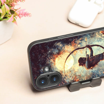 Ram ji 3rd Designer Metal Back cover for Apple Iphone 16 Plus