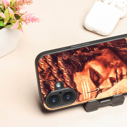 Mahadev ji 5th Designer Metal Back cover for Apple Iphone 16 Plus