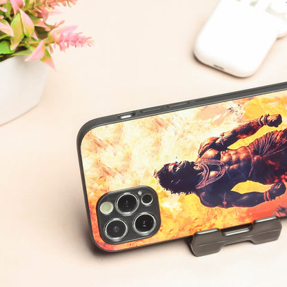 Hanuman ji 5th Designer Metal Back cover for Apple Iphone 12 Pro Max