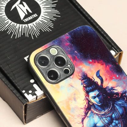 Mahadev ji 4th Designer Metal Back cover for Apple Iphone 12 Pro Max