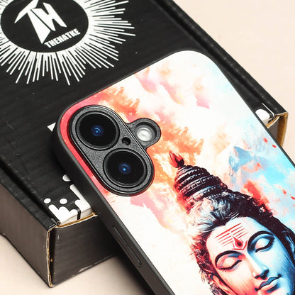 Mahadev ji 6th Designer Metal Back cover for Apple Iphone 16 Plus