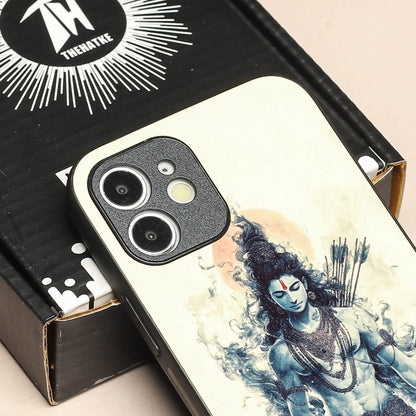 Ram ji 4th Designer Metal Back cover for Apple Iphone 12
